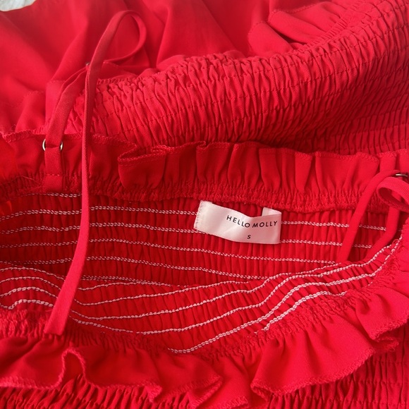Hello Molly Red Dress, Size Small - Picture 3 of 3